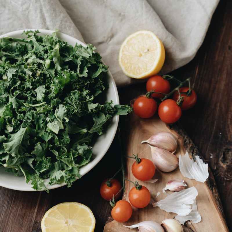 Kale Caesar Salad with Panko Buffalo&nbsp;Tofu